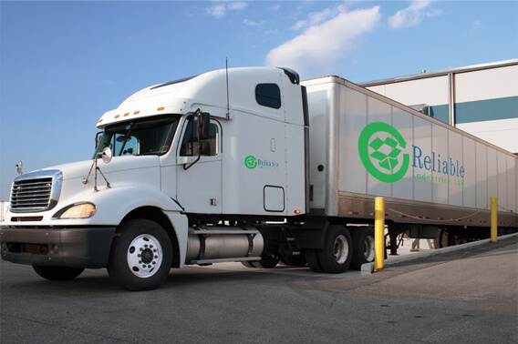 Reliable Industries branded semi-truck. 